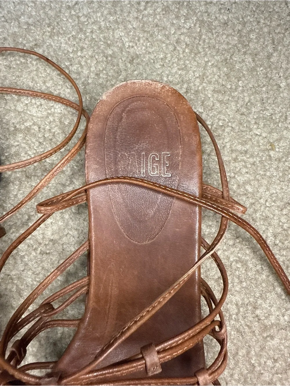 Paige Evan Strappy Heeled Sandals size 9